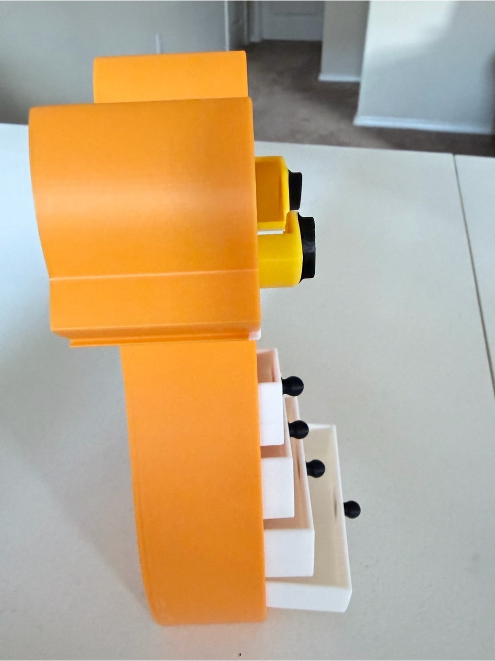 3D Printed Orange Fox Jewelry Drawer Organizer. - Picture 7 of 9